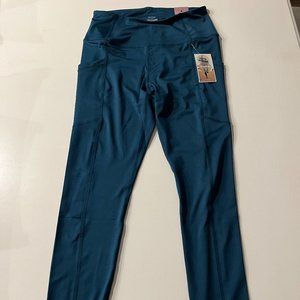 NWT Shadow Sport Sz M Leggings dark green